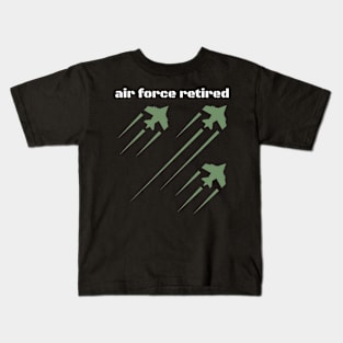 Air Force Retired Design #2 Kids T-Shirt